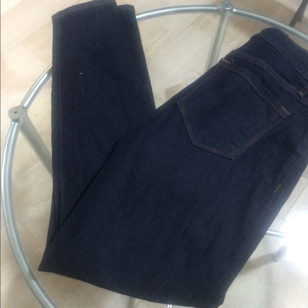 Dark blue jeans